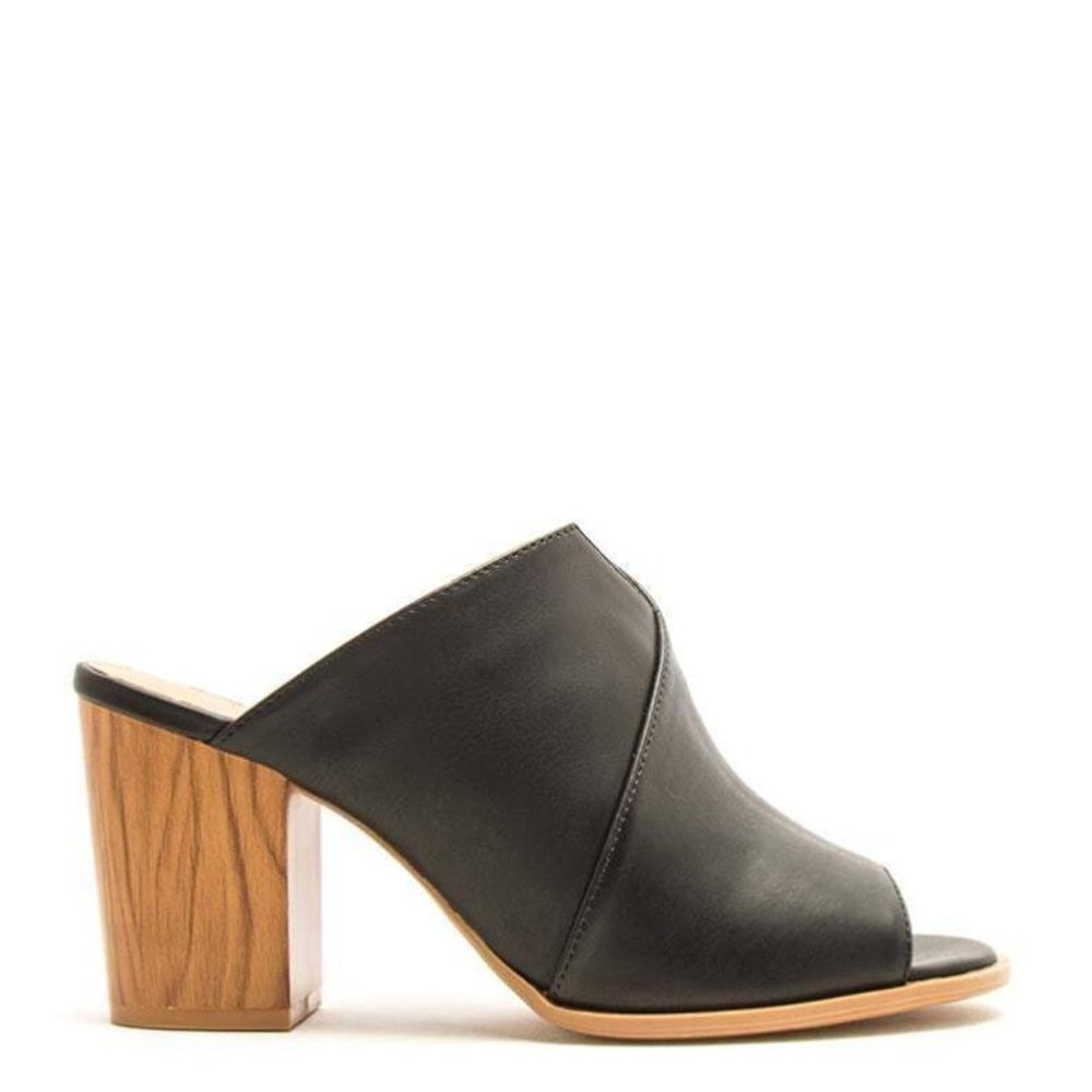 MULES WITH BLOCK HEEL